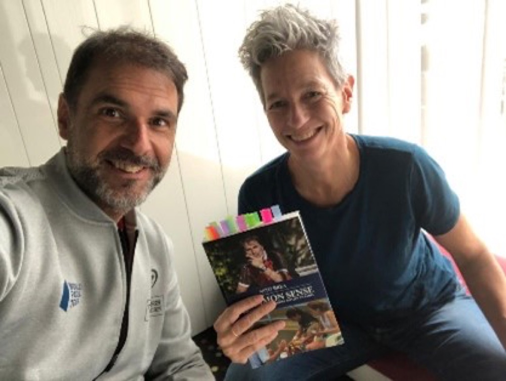 Nito en Jackie, de auteurs van het padelboek